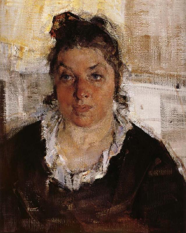 Nikolay Fechin Portrait of woman oil painting image